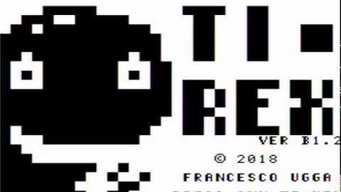 TI-REX Ver B1.2 for TI-99/4A - Copyright 2018 by Francesco Ugga