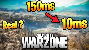 How to Get Low Ping/MS Latency in Call Of Duty WARZONE Season !
