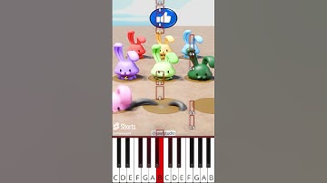 Which is your favorite hoppy hopscotch? THE SMILING CRITTERS (@ssielstudio) - Octave Piano Tutorial