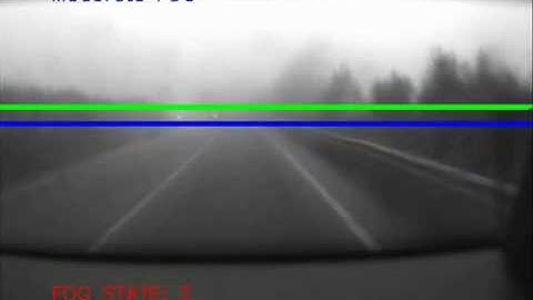 Fog detection system based on computer vision