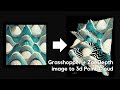 Image to 3D Point Cloud using Rhino Grasshopper and Depth Estimation ZoeDepth (WIP ver.)
