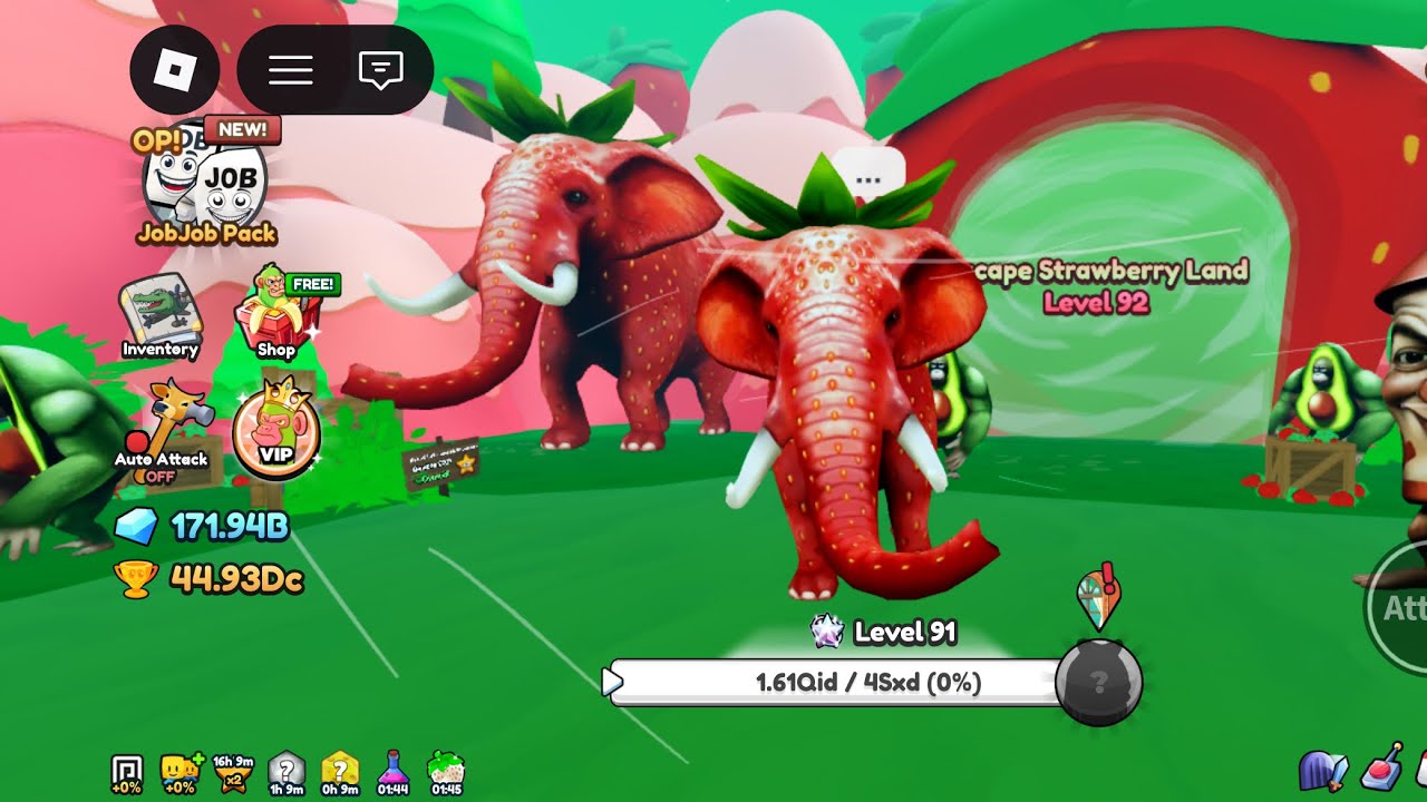 I GOT level 91 STRAWBERRY ELEPHANT | Brainrot Evolution 