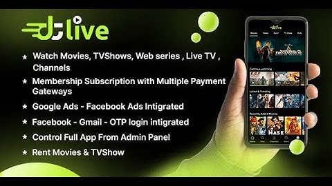 OTT - Android app | Laravel Admin Panel  Free Source Code Download
