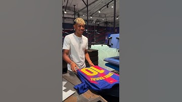 This number is his now 🔟💙❤️  #fcbarcelona #football #shorts #lamineyamal