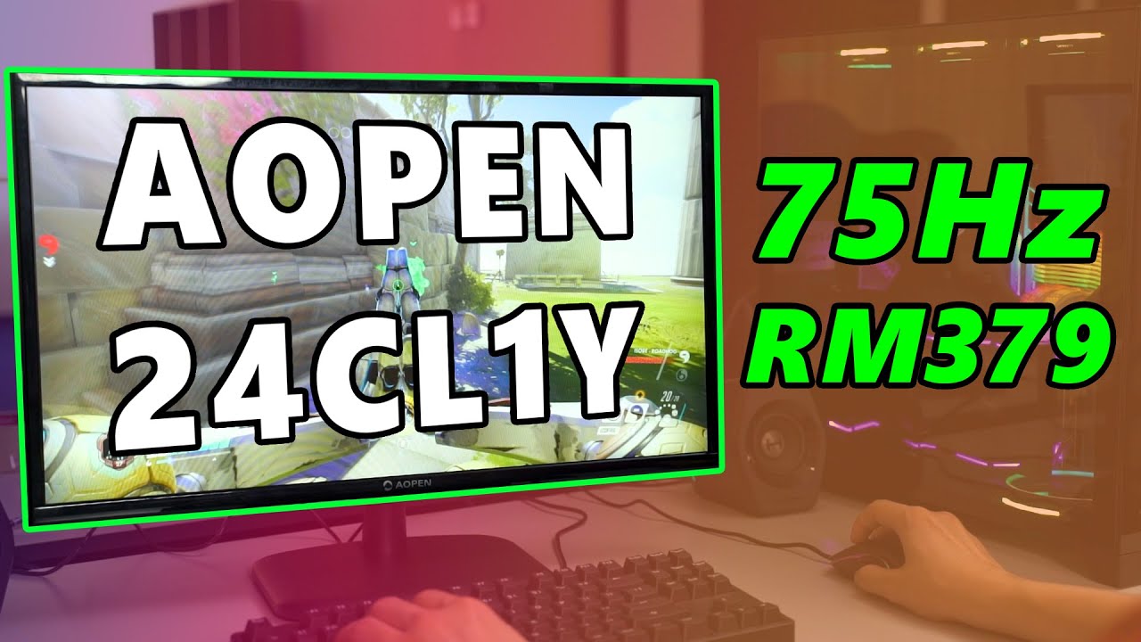 75Hz Gaming Monitor - AOPEN 24CL1Y 