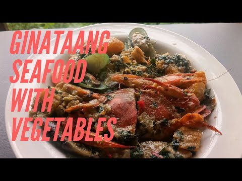 How To Cook Ginataang Seafoods with Vegetables