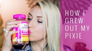 How I grew out my pixie haircut