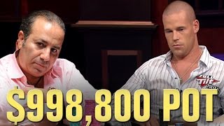 Coin Flip For A MILLION DOLLARS? Big Poker Hand Ft. Sam Farha and Patrik Antonius