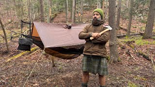 New Bushcraft Kit: Pöul Tools Trekking Axe, Bushcraft Spain Oilskin Rain Poncho/Tarp