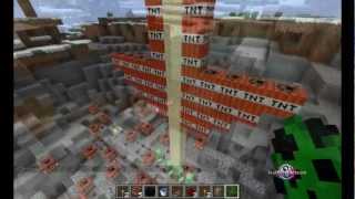 Minecraft - Fun with cannons (w/ Orihuela & SarahEPR)