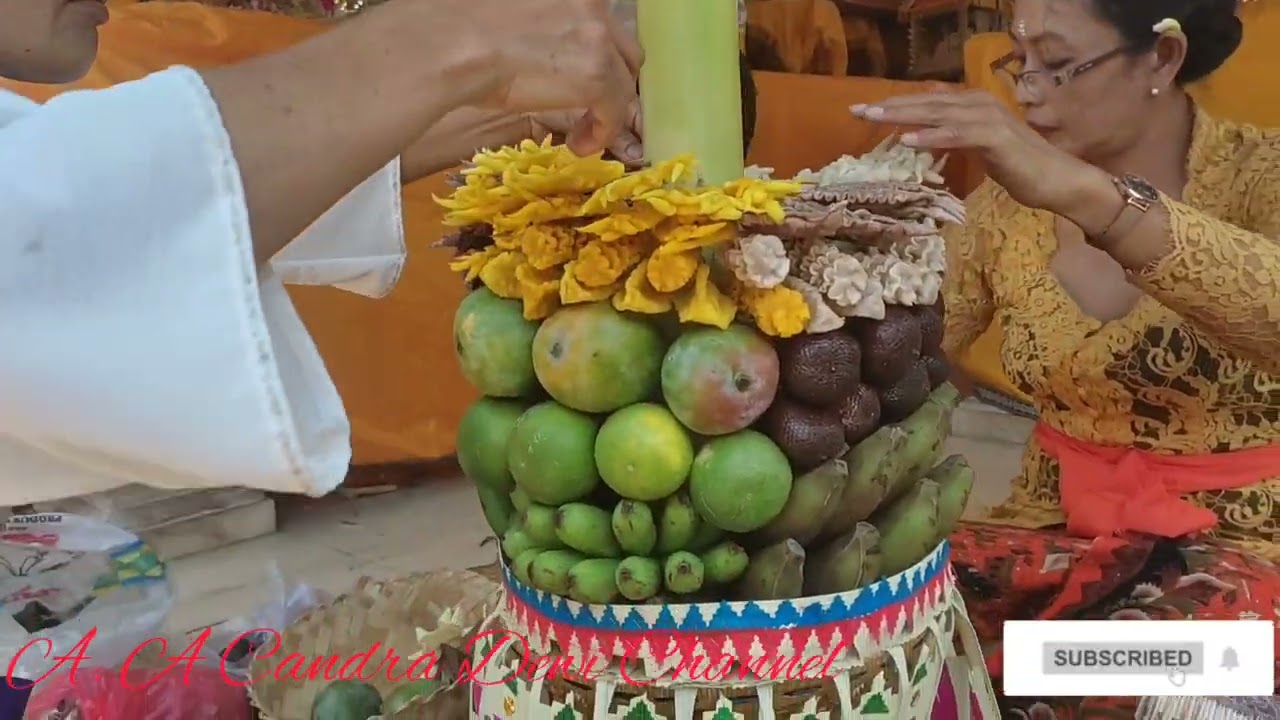 Tutorial Metanding Sesayut Panca Lingga||Daily Flog||Tradisi Bali