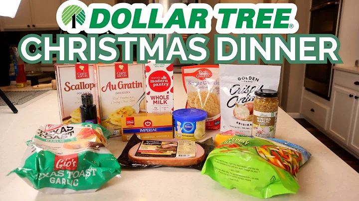 I Tried to Make a Gourmet Christmas Dinner with Dollar Tree Ingredients (for $18!)