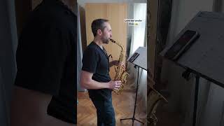 Learning the saxophone: Love me tender / Elvis #learnsaxophone #practice