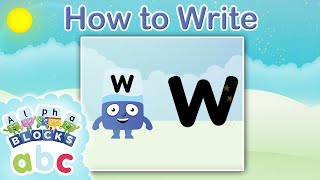 @officialalphablocks - Learn How to Write the Letter W | Zig-Zag Letter Family | How to Write App screenshot 3