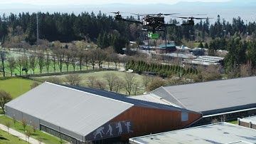 Air to Air InDro heavy lift 5G drone for delivery