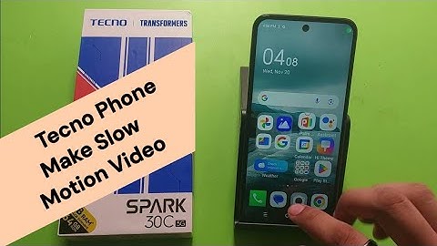Tecno Phone Make Slow Motion Video | how to record slow motion video on Tecno spark 30c 5G