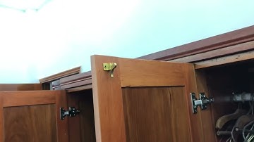 Hướng dẫn cách lắp khóa tủ gỗ, thực tế tại công trình, khóa tủ cao cấp, khóa tủ gỗ, anhdunglock