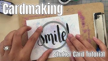 Shaker Pocket Card Feat. We R Memory Keepers Fuse Tool