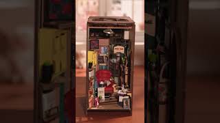 A mini bookstore on your bookshelf?😍Yes, Please!DIY Miniature Kit. #giftideas #miniature #craft