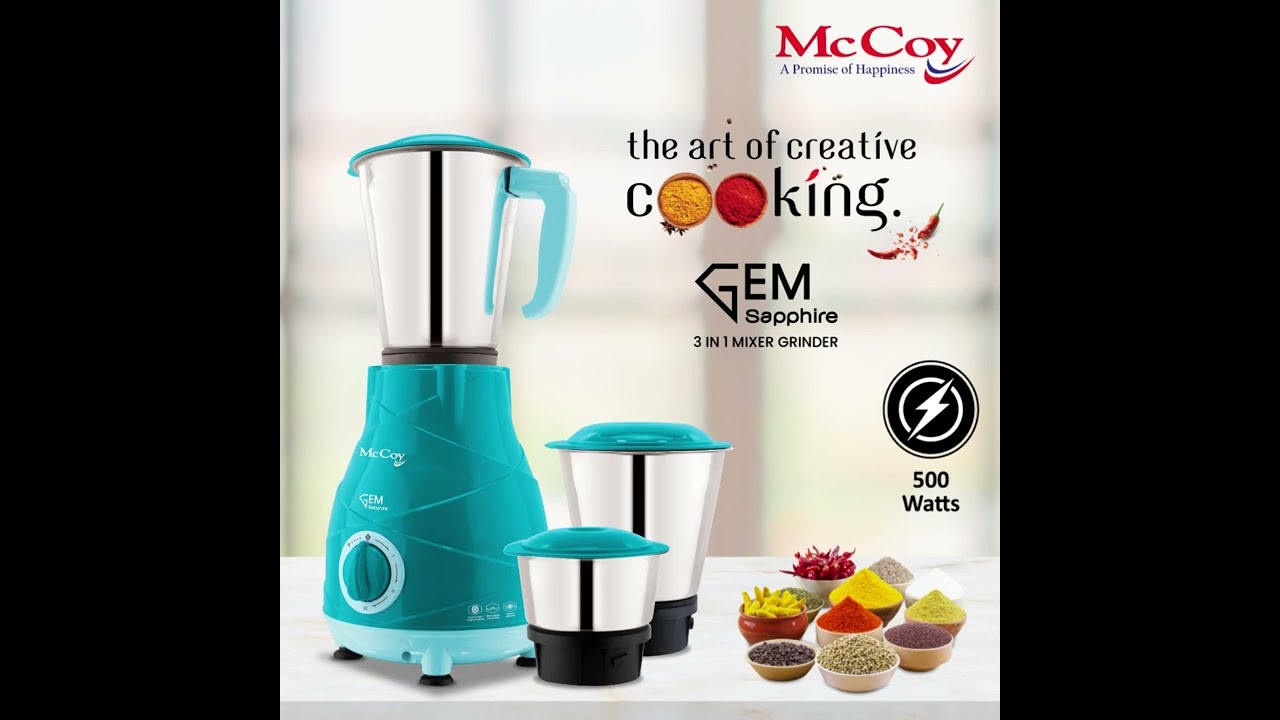 mccoy mixer grinder 500w