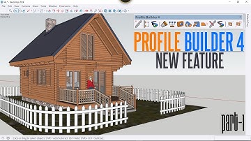 SketchUp Plugin Profile Builder 4 New Feature Part 1 (Join Feature) | SketchUp Plugin Tutorial