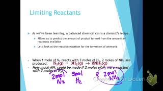 Chem 1 Intro to Limiting Reactant 4.4.22