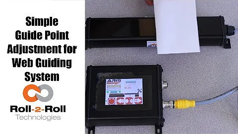Simple Guide Point Adjustment for Web Guiding System
