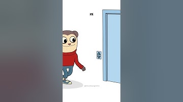 NORMAL PEOPLE vs ME: Waiting For The Elevator (Animation Meme) #shorts