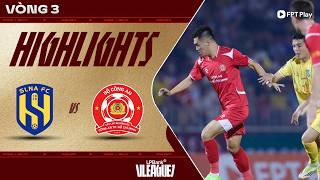 Song Lam Nghe An vs Ho Chi Minh City highlights (1-1) - V.League 1