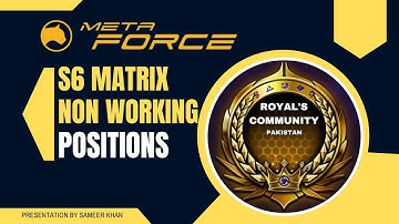 meta force S6 matrix working non working positions