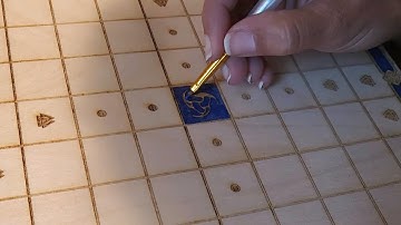 Time Lapse - Painting a Tablut Board Game