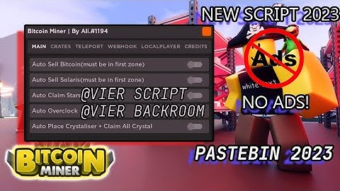 Roblox Bitcoin Miner ⛏️ Beta Hacks Auto Farm, Auto Sell, Auto Overclock, Auto Open Crates, & More