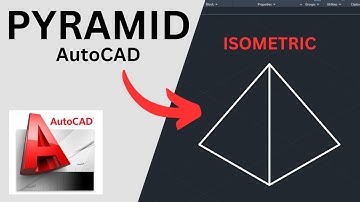 How to Draw a Pyramid (2D ISOMETRIC) - AutoCAD