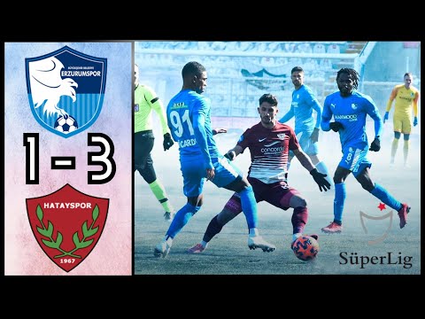 BB Erzurumspor 1 ​- 3 Hatayspor | Süper Lig | 26. Hafta | Maç Özeti