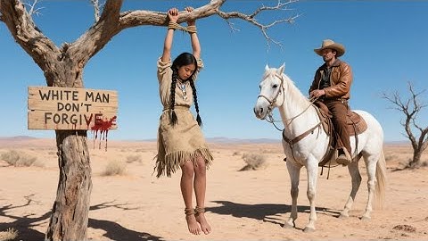 Lonely Rancher Found a Young Apache Girl Hanging on a Tree with a Sign White Man Don't Forgive..