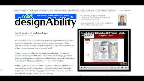Webmaster tips: weekly news views and tips