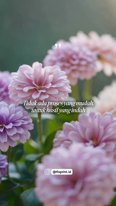 Hasil yang indah hadir dari ketekunan dan kesabaran yang tiada henti