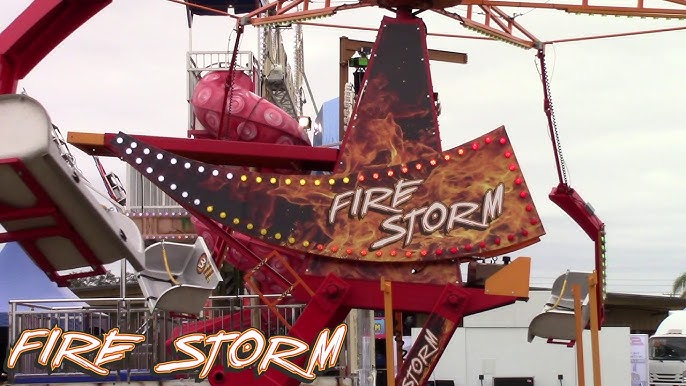 Fire Storm Carnival Ride Adm Rides Youtube
