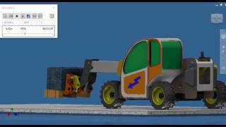 Autodesk Inventor Dynamic Simulation of Toppling Crane