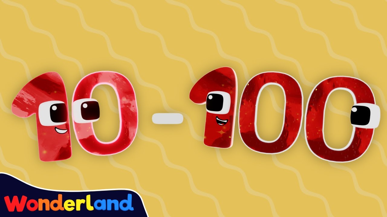 Wonderland: 10 - 100 | Adding to 100 | Learn To Count