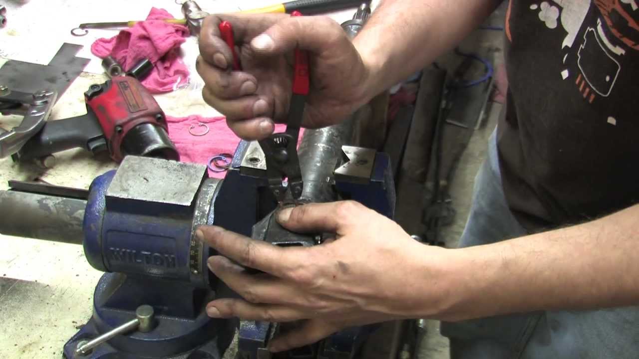 Driveshaft 105 Install Ujoints YouTube