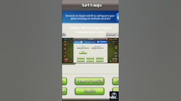 HOW TO CHANGE NAME ON CLASH OF CLANS[COC]✅