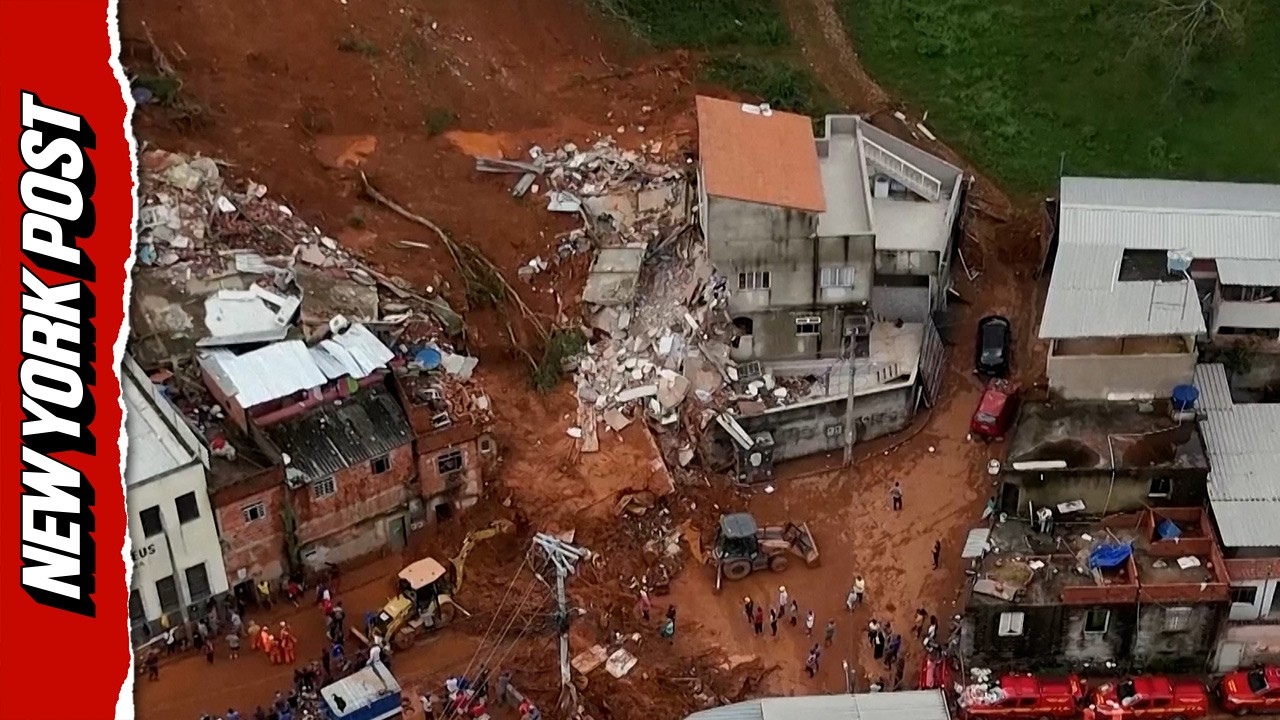 Shocking Drone Footage Reveals Landslide Destruction in Southeastern Brazil
