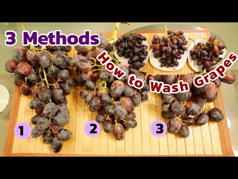 3 Methods How to wash Grapes | How to Wash Grapes the Best Way | How To Clean Grapes