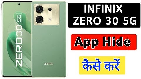 How To Hide Apps In Infinix Zero 30 | Infinix zero 30 5g me App Hide kaise kare | App hide setting