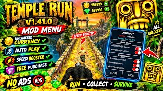 Temple Run V1.41.0 MOD MENU 🔥 | Latest Update | Unlimited Coins & Powerups | Android | Unlocked 🔓 screenshot 1
