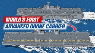 Type 076 Sichuan: Chinese Warship that Launches Stealth Drones!