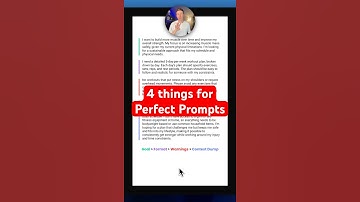 4 Step Formula for Perfect AI Prompts #ai #artificialintelligence