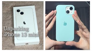 📦Unpacking iPhone 13 mini white (128gb)📱✨/ 📦Распаковка iPhone 13 mini белого цвета (128гб)📱✨