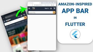 Amazon - Inspired App Bar Design in Flutter